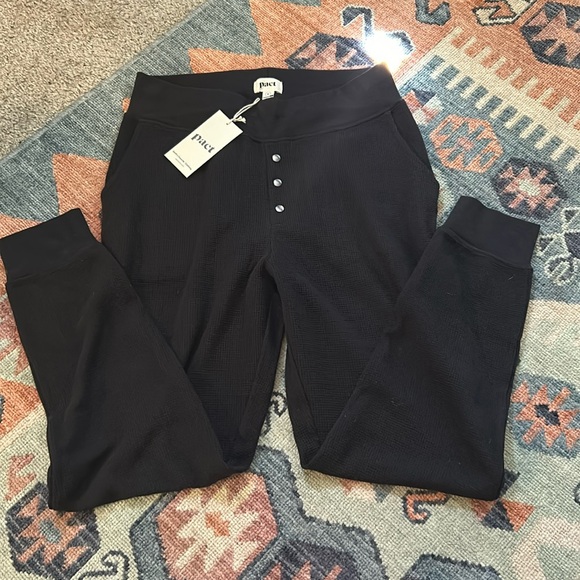 Pact Pants - Pact Thermal Snap Waffle Joggers